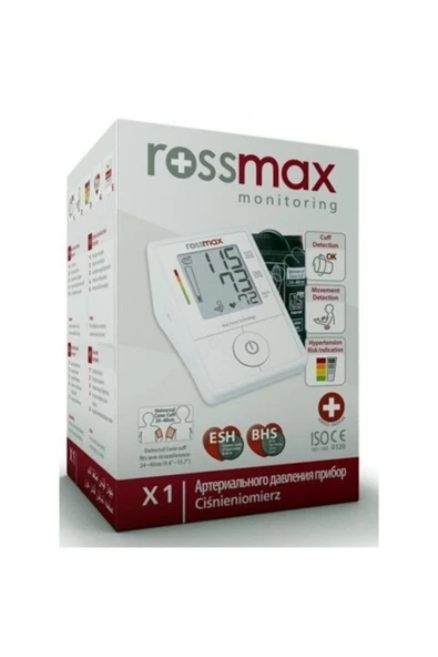 Rossmax X1 Otomatik Dijital Ekranlı Üst Koldan Ölçüm Tansiyon Aleti - Resim 3