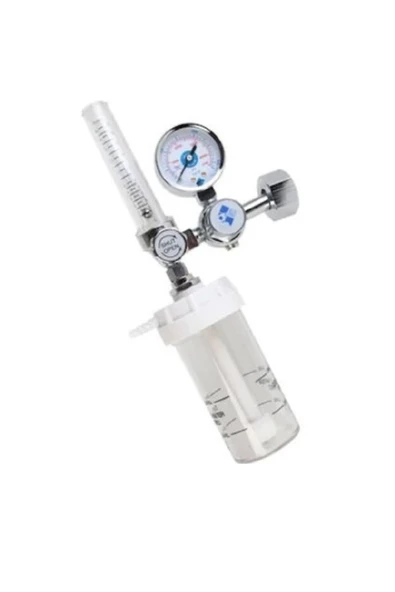 MEDİKALCİM Oksijen Tüp Başlık Terapi Cihazı Çelik Tüp Manometresi ürün görseli 1