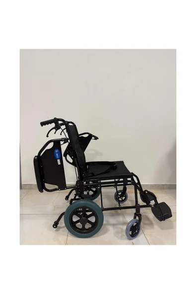 Comfort Plus Dm863labj-12 Jet Black Transfer Alüminyum Tekerlekli Sandalye - Resim 2