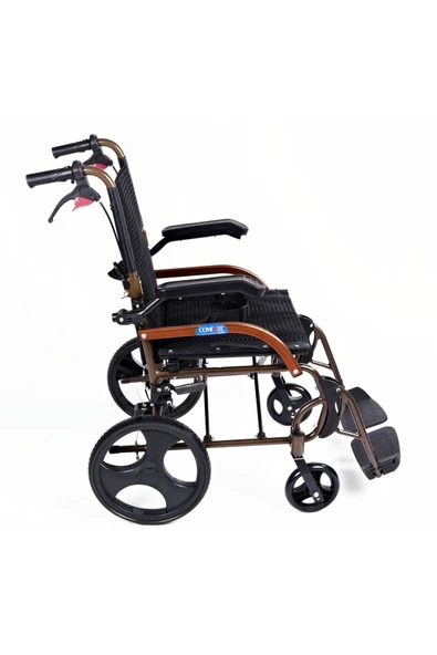 MEDİKALCİM Asansore Arabaya Rahat Giren Alüminyum Sandalye - Resim 2