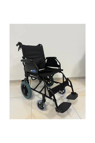 Comfort Plus Dm863labj-12 Jet Black Transfer Alüminyum Tekerlekli Sandalye ürün görseli 1