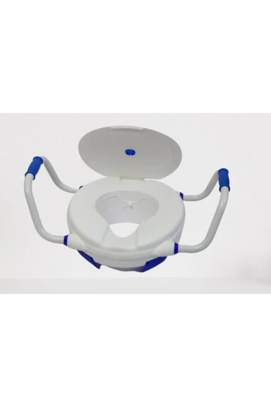 MEDİKALCİM Klozet Yükseltici Kolçaklı Klozet Yükseltici - Kolçaklı - Kapaklı - Taharet Musluklu ürün görseli