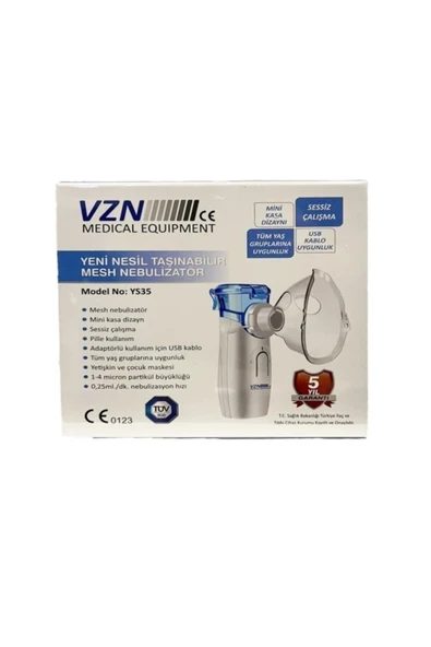VZN Yeni Nesil Taşınabilir Mesh Nebülizatör Ys35 - Resim 3
