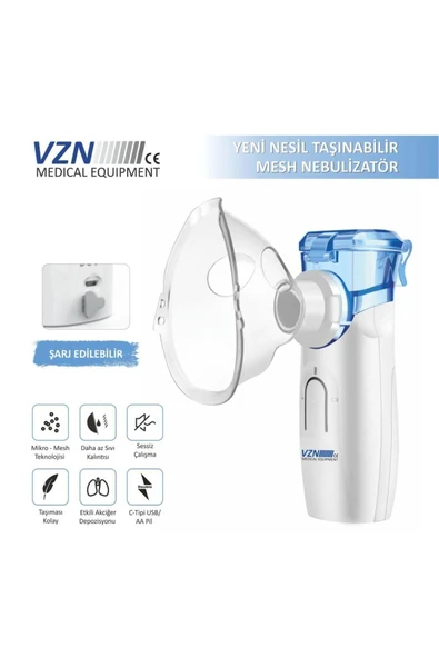 VZN Yeni Nesil Taşınabilir Mesh Nebülizatör Ys35 ürün görseli