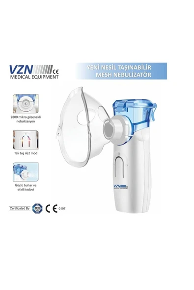 MEDİKALCİM VZN Yeni Nesil Taşınabilir Mesh Nebülizatör - Resim 2