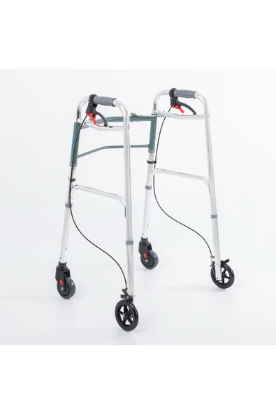 Comfort Plus Kf8220l-5 Alüminyum 4 Tekerlekli Walker Yürüteç - Resim 3