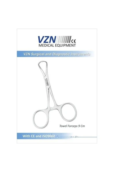 MEDİKALCİM Towel Forceps 9 Cm ürün görseli