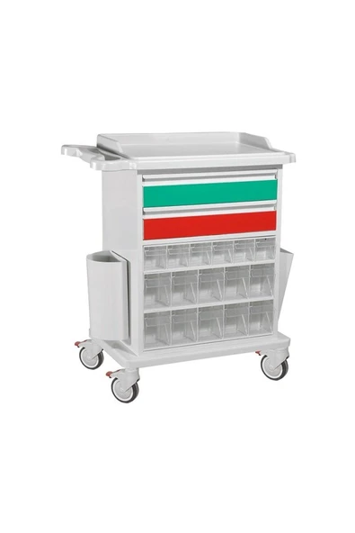 MEDİKALCİM E-257 - İlaç ve Pansuman Arabası ürün görseli