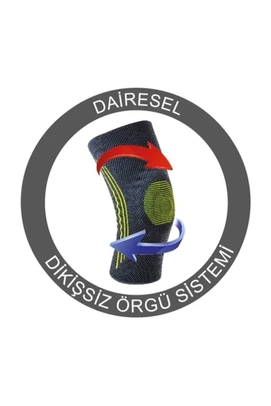 Variteks Örme Fleksible Balenli (patella Destekli) Menisküs Dizlik 453 - 2