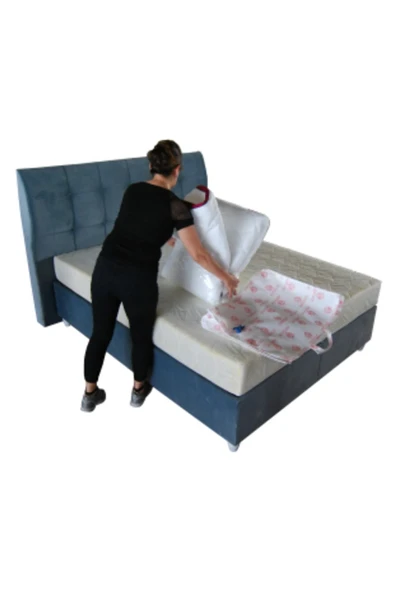 Hiss Bedding Uykusan Yatak Kılıfı Fermuarlı H:22 Cm - Resim 3