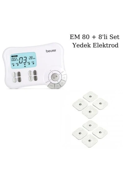 MEDİKALCİM Em 80 Kaslar Için Terapi Masaj Ems Cihazı Ve 8'li Set Yedek Elektrodlar ürün görseli