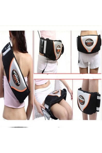 VibroShaper Masaj Kemeri Aleti Vibro Shape Titreşimli Çift Motorlu Isıtmalı - Resim 2