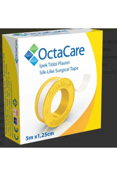 Octacare Medikalcim İpek Tıbbi Plaster 5 m x 1,25 cm 1 Adet - 1