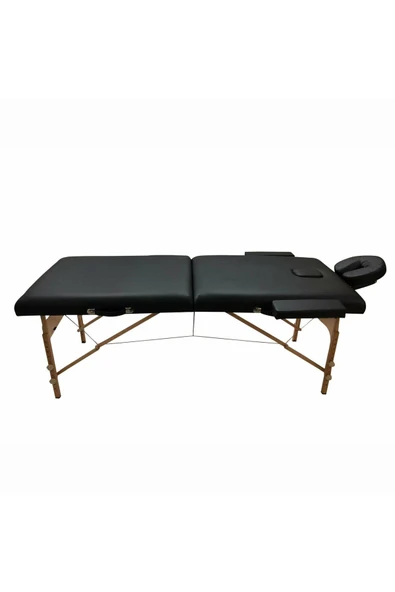 MEDİKALCİM Comfort Plus Ahşap Masaj Masası İthal 201-Siyah ürün görseli