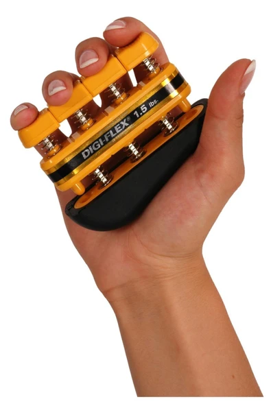 MSD Fizyomalzemeleri Digi-flex El Parmak Güçlendirme Yayı , El Parmak Egzersiz Aleti Sarı Renk (en Hafif ürün görseli