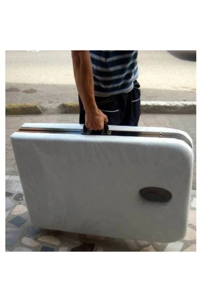 MEDİKALCİM Katlanır Masaj Sedyesi Beyaz Renk - Resim 3