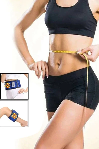 Phonex Aksesuar 5 Motorlu 7 Programlı Titreşimli Masaj Kemeri Göbek Eritme Aleti Medilix - Resim 2