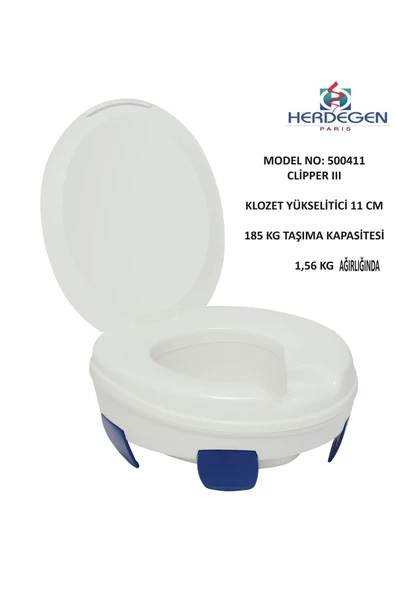 Herdegen Clipper 3 Kapaklı Klozet Yükselticisi 500411 ürün görseli