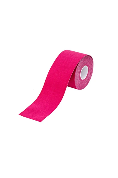 VZN Sport Tape Pembe Renk Kinezyo Sporcu Bandı Ağrı Bandı 5 Metre X 5 Cm - Resim 2