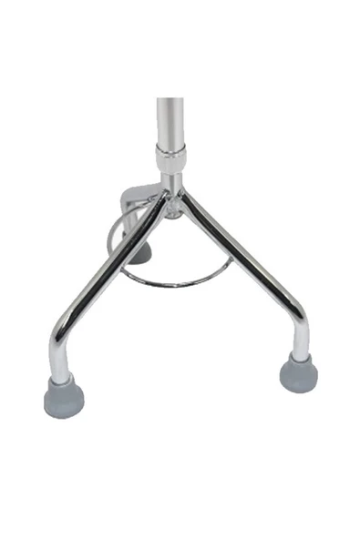 NIDAGE Uzunluk Ayarlı Ithal 3 Ayaklı Tripot Baston Tripod Medikal Denge Bastonu Üç Ayaklı Yürüme Değneği H - 3