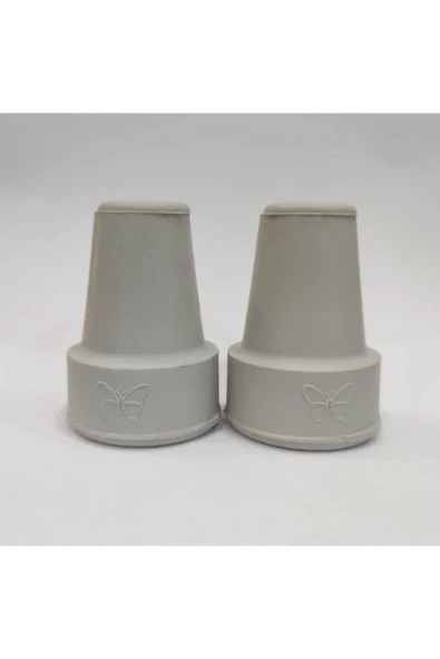 MEDİKALCİM Orijinal Baston Lastiği, Kanedyen Lastiği Gri Renk Çift (2 ADET) ürün görseli