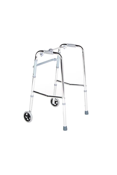 MEDİKALCİM Tekerli Yürüteç Hasta Yürüteci Walker Alüminyum Baston ürün görseli