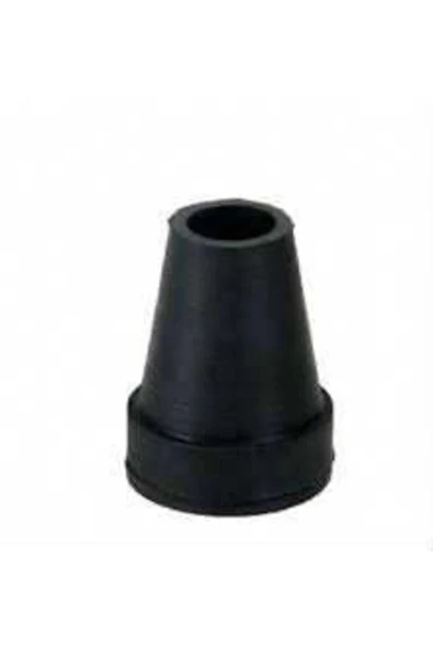 MEDİKALCİM Siyah 10 Adet Kaymayan Baston Kanedyen Asa Koltuk Değneği Lastiği Birinci Sınıf Kalın Taban ürün görseli