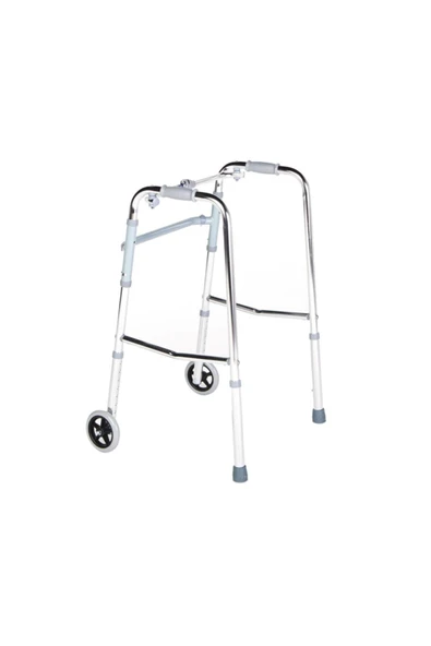 MEDİKALCİM Tekerli Yürüteç Hasta Yürüteci Walker Alüminyum Baston ürün görseli