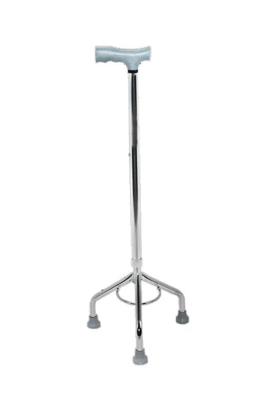 NIDAGE Uzunluk Ayarlı Ithal 3 Ayaklı Tripot Baston Tripod Medikal Denge Bastonu Üç Ayaklı Yürüme Değneği H - 1