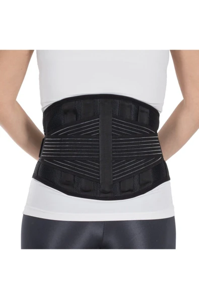 Wingmed Siyah Örme Üçgen Ped Destekli Korse - Resim 2