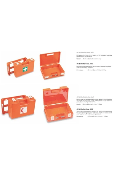 MEDİKALCİM İçi Boş Ecza Dolabı 33X24X12,5 Cm.  1,55KG ürün görseli