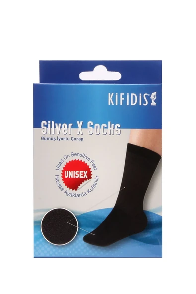 Kifidis Silver-x Socks (GÜMÜŞ İYONLU ÇORAP) ürün görseli