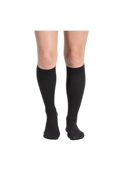 Wingmed Ccl2 Diz Altı Burnu Kapalı Varis Çorabı (Siyah) - Resim 3