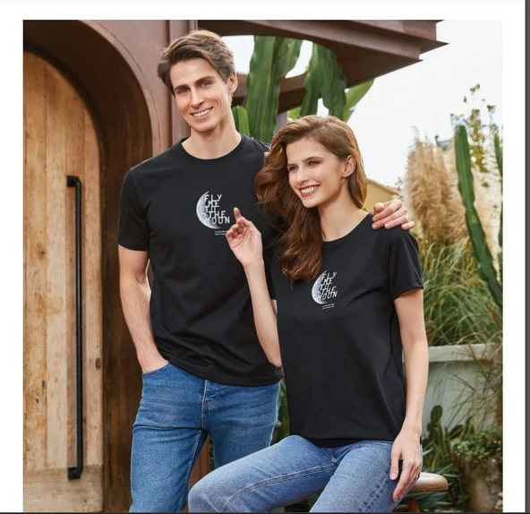 BERRAK 8154 KADIN T-SHİRT SİYAH