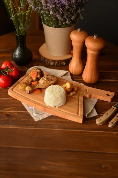 Bambum Chopper - Kesme & Steak Tahtası - Resim 3