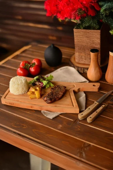 Bambum Chopper - Kesme & Steak Tahtası - Resim 2