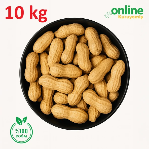 Sade Kavrulmuş Kabuklu Yer Fıstığı 10 kg - Resim 2