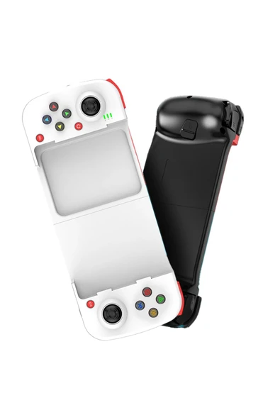 ScHitec Android İos HarmonyOs Switch AndroidTV Windows Akıllı Bluetooth Teleskopik Gamepad Joystick Beyaz D6 ürün görseli 1