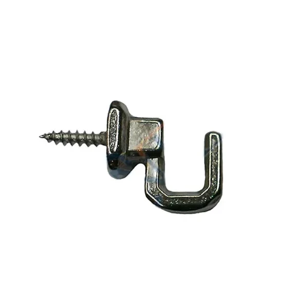 Vidalı Kanca, Askı Küçük - 15x18mm, Nikel - 100 Adet ürün görseli