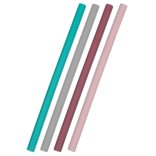 OiOi Silikon Pipet 4Lü Pembe Mix - Resim 2