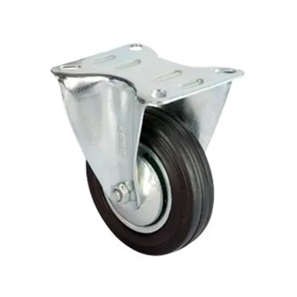 Servis Tekeri - Tablalı Siyah Sabit - Çap 150 Mm ürün görseli