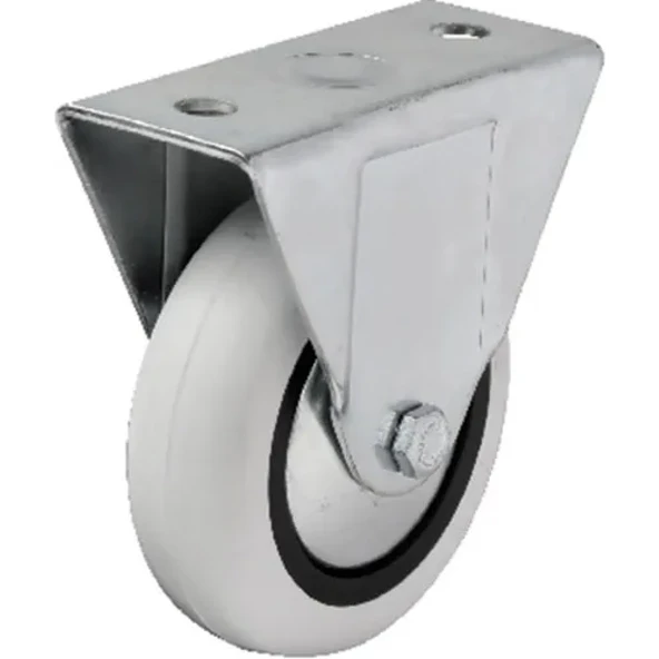 355 - 75x25 Mm Pvc Makaralı Sabit Teker 4 Adet