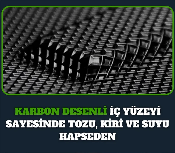 Chevrolet Cruze 2008-2016 4D Premium Havuzlu Paspas-Kaydırmaz Taban - 3