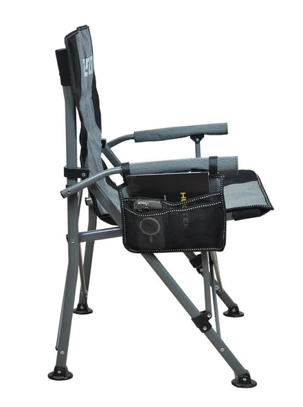 Oslo Lüks 3'lü Kamp Sandalye Seti Gri - Resim 4