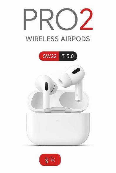 Subzero Wıreless Aırpods Pro 2 Bluetooth Kulaklık Beyaz (Subzero İthalatcı Garantili)