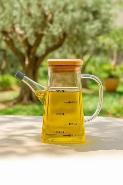 Bambum Rafa - Bambu Kapaklı Yağdanlık 550ml - Resim 2