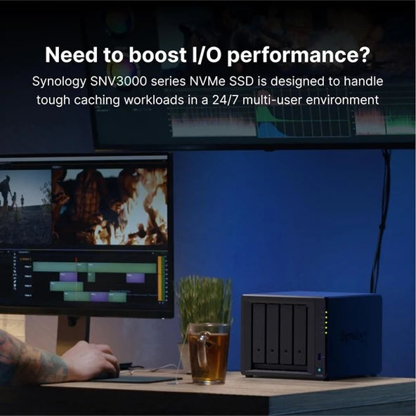 SYNOLOGY 800GB SNV3410-800G 3000-750MB/s M2 NVME NAS DİSKİ - 2