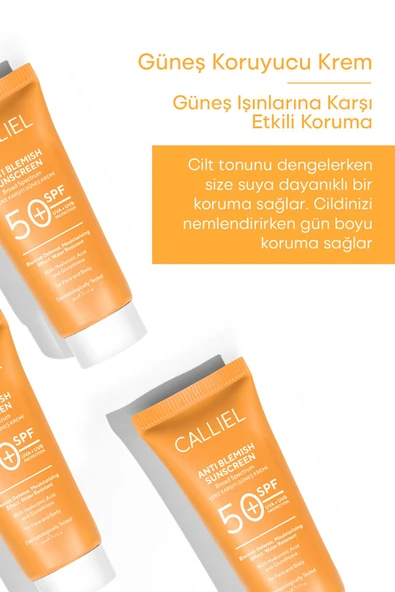 Leke Karşıtı Tüm Ciltler Için Yüksek Korumalı 50 Spf Güneş Kremi Glutatyon Etkili 50 ml - Resim 2