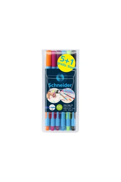 Schneider  Slider Edge XB Kalem Seti 6'lı