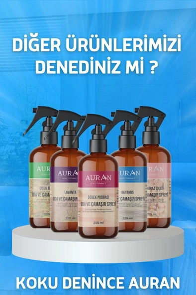 AURAN Japon Kiraz Çiçeği Oda Ve Çamaşır Spreyi Oda Kokusu Oda Spreyi Room Spray 250ml - Resim 8